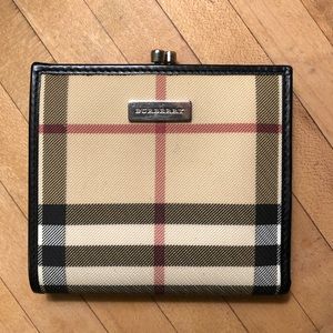 Burberry small wallet with change purse